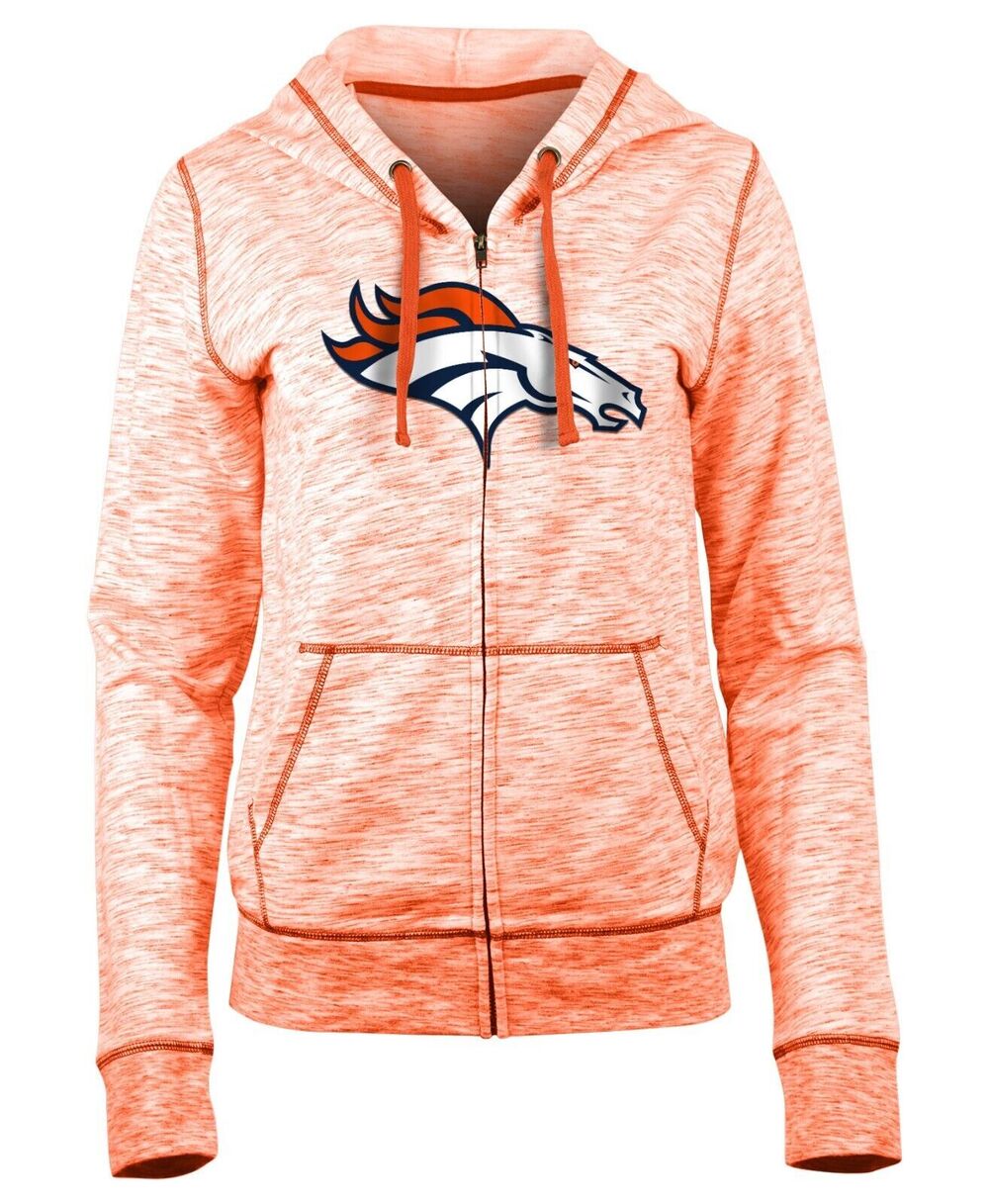 New Era Women's Denver Broncos Space Dye French Terry Sweatshirt